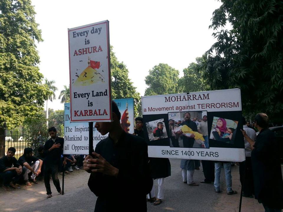 صورة حركة ضد الارهاب… مسيرة حسينية في الهند