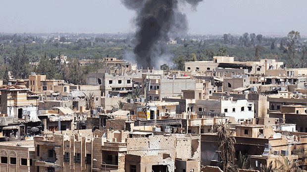 صورة داعش يفجر ثلاثة مساجد في الموصل ويفرغ عشرة مساجد اخرى تمهيدا لتفجيرها