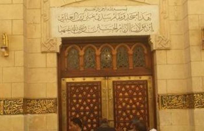 صورة افتتاح مسجد وضريح الامام زين العابدين عليه السلام الأثري في مصر بعد اعادة تأهيله