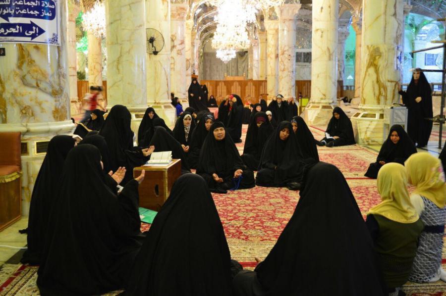 صورة شعبة التعليم الديني في العتبة العلوية تبذل جهودا مضاعفة خلال أيام عيد الفطر المبارك
