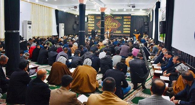 صورة محفل قرآني بحضور وفود من ١٢ محافظة عراقية في واسط