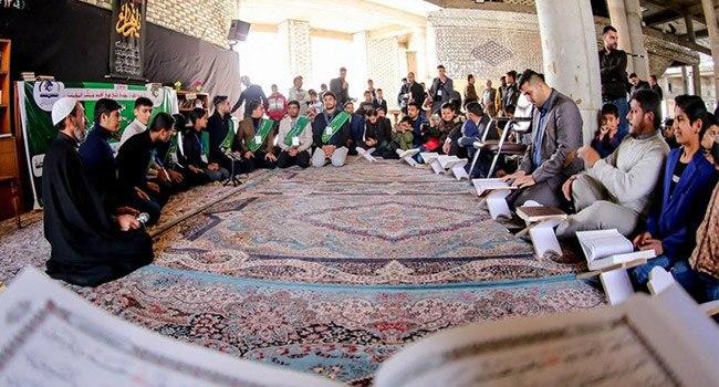 صورة مزار العلوية شريفة بنت الحسن يحتضن محفلاً قرآنياً لمجموعة من حفظة كتاب الله