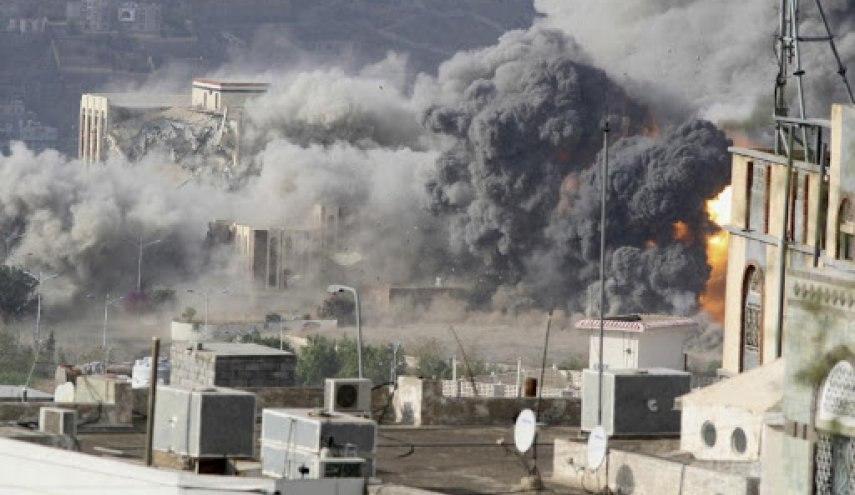 صورة طيران التحالف السعودي يقصف محافظة مأرب