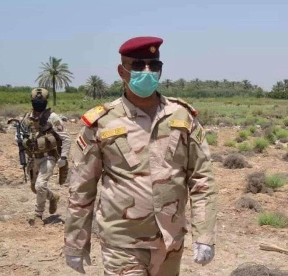 صورة استشهاد ضابط كبير في الجيش العراقي بهجوم مسلح