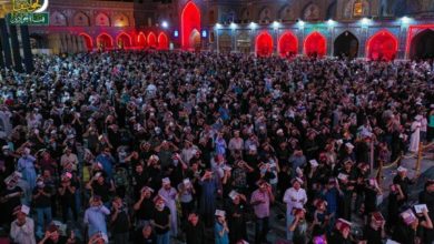 صورة إحياء ليلة القدر الثانية في رحاب مرقد الإمامين الكاظمين (عليهما السلام) (صور)