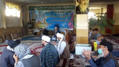صورة مكتب المرجع الشيرازي في كابل يقيم احتفالاً بذكرى ولادة الإمام الرضا عليه السلام