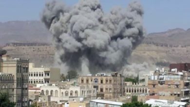 صورة اليمن: شهداء وجرحى بقصف سعودي في صعدة
