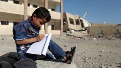 صورة الغارديان: ملايين الأطفال في اليمن محرومون من التعليم