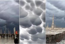 صورة ظاهرة نادرة تزين سماء المسجد النبوي
