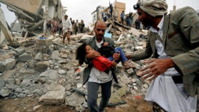 صورة منظمة حقوقية: أكثر من 13 ألف الشهيد وجريح من الأطفال والنساء منذ بدء الحرب على اليمن