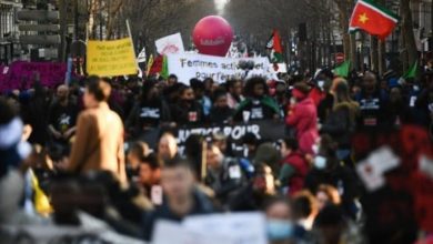 صورة فرنسا: تظاهر آلاف ضد العنصرية وعنف الشرطة