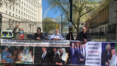 صورة بريطانيا.. ناشطون يطالبون حكومة جونسون وقف دعم الأنظمة في الخليج العربي