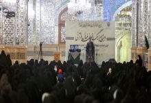 صورة في الحرم الرضوي الطاهر.. تجمع 1000 ناشطة قرآنية في مشهد المقدسة