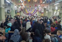 صورة أوقدن شموع الفرح.. جمع من النساء والفتيات السوريات يشاركن بحفل يوم الغدير المبارك في الحسينية الزينبية