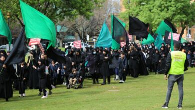 صورة في عزاء مهيب.. الجاليات الشيعية في مدينة أديلايد الأسترالية تحيي مسيرة الأربعين الحسينية