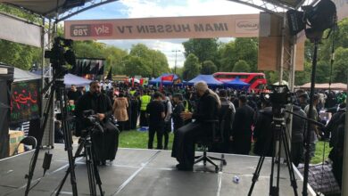 صورة لندن.. تجمع كبير لإحياء ذكرى الأربعين الحسيني