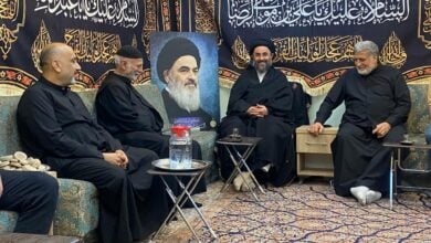 صورة نجل الإمام الشيرازي الراحل قدس سره يصف الأربعين الحسيني والمشاهد العظيمة بالمعجزة