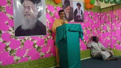 صورة وكيل المرجع الشيرازي في ماجنغا: مناسبة فرحة السيدة الزهراء (عليها السلام) هي غدير التبرّي من أعدائها وقاتليها