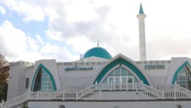 صورة افتتاح مسجد النبي صلى الله عليه وآله في شانتيلي فرجينيا الأمريكية