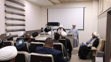 صورة تنظيم ندوة حول “دور رجال الدين في التعايش السلمي بإفریقیا” في العراق (صور)