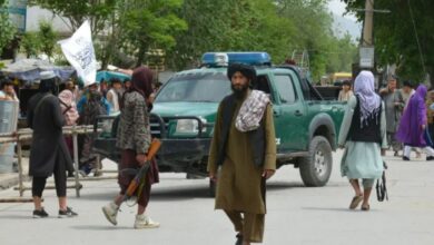 صورة قتلى وجرحى بتفجير شمال شرقي أفغانستان