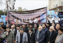 صورة مجدداً.. مظاهرات في تركيا ضد سياسات الصين بحق مسلمي الأويغور