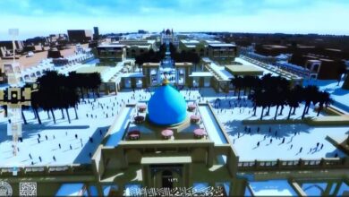 صورة العتبة العلوية تناقش مع مختصّين التصاميم الخاصة بمشروع التوسعة الكبير لمحيط المرقد المطهر