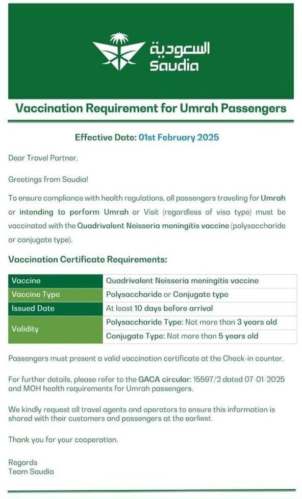 اعتباراً من شباط 2025.. السعودية تعلن شروطاً جديدة للمعتمرين - أخبار الشیعة - ShiaWaves Arabic