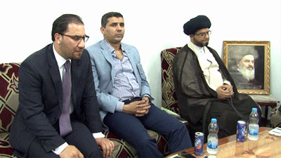 High- ranking delegation visits the office of the Grand Ayatollah Sayed Shirazi in Holy Karbala