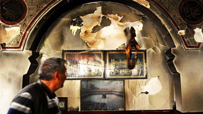 Photo of Shia mosque attacked in Istanbul