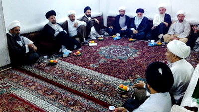 Photo of Grand Ayatollah Sayed Sadiq Shirazi’s Hajj expedition commenced its activities in Medina