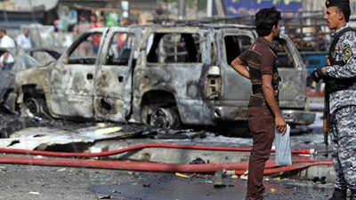 Photo of Three martyred and nine injured in a car bomb explosion south east of Baghdad