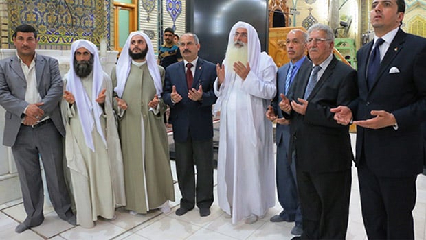 Photo of Mandaeans says Imam Ali Holy Shrine is a safe haven to all Iraqi sects