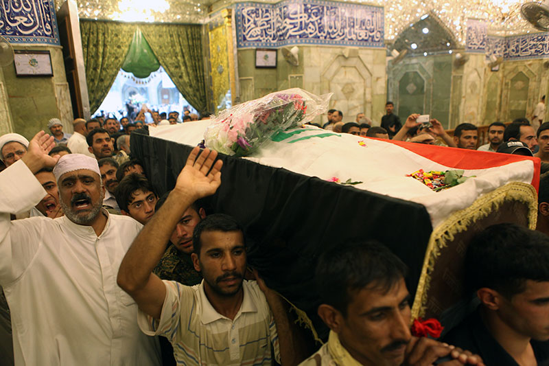 Photo of Bodies of Shia worshipers of Kuwait Shia mosque reach Holy Karbala