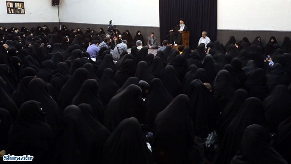 Photo of Group of female cultural activists visit the Grand Ayatollah Sayed Shirazi