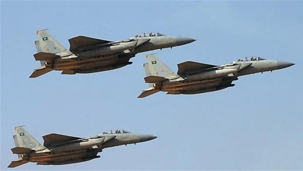 Photo of Saudi jets pound Sana’a international airport