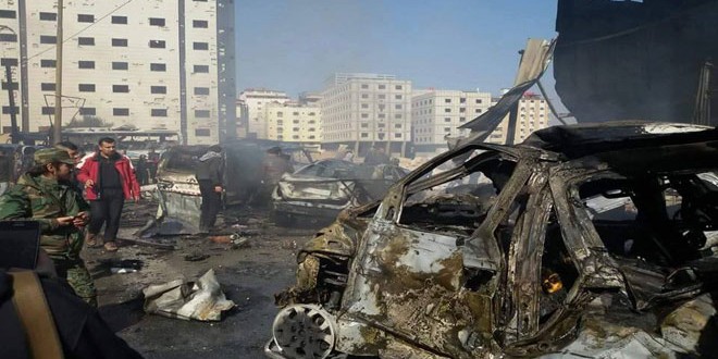 Photo of Three terrorist explosions hit al-Sayyeda Zainab area and 13 martyred