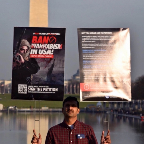 Photo of Ban Wahhabism Campaign in Washington D.C.