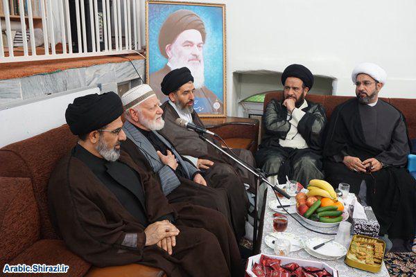 Photo of Dr. Misbah Al-Radini visits the Holy Sites in Qom and meets Grand Ayatollah Shirazi
