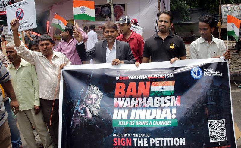 Photo of Protest against Islamic scholar and Peace TV founder ZakirNaik in India