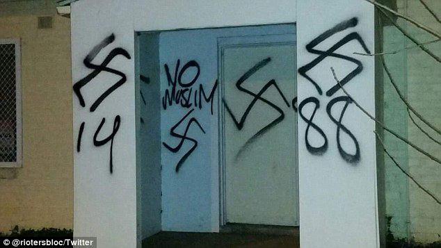 Photo of Australia mosque vandalized in racist attack