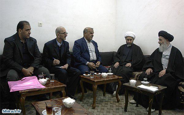 Photo of Custodians of Salman Holy Shrine meet Grand Ayatollah Shirazi