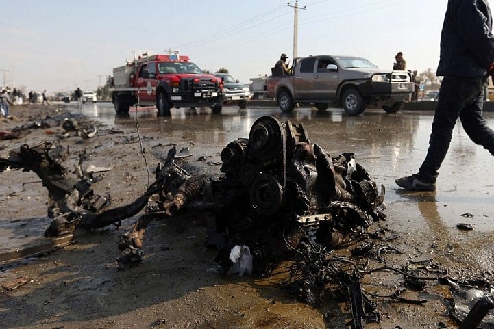 Photo of Car bomb explosion rocks Lashkargah city in Helmand