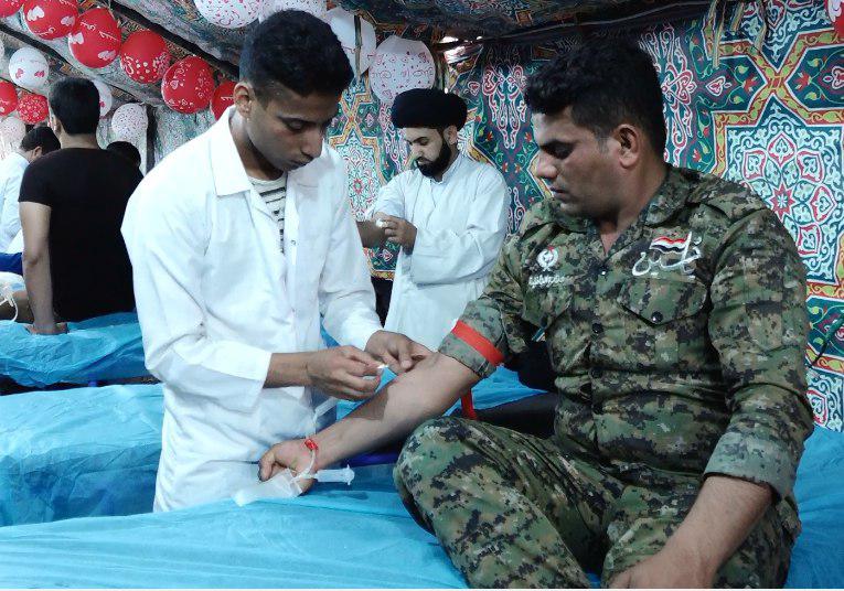 Photo of Blood donation campaign organized in holy Karbala