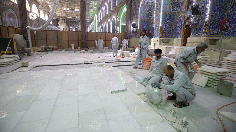 Photo of Sub-project completing Imam Hussein expansion project