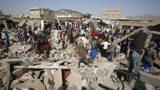 Photo of Saudi bombing of Yemen market kills at least 24