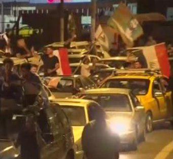 Photo of Kirkuk residents take to streets to celebrate Iraqi army’s advances