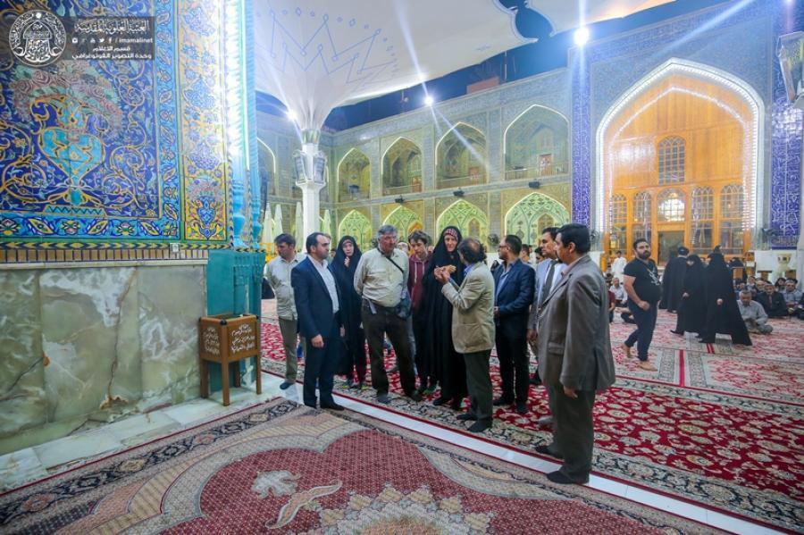 Photo of Munich University Archaeologists visit Imam Ali shrine