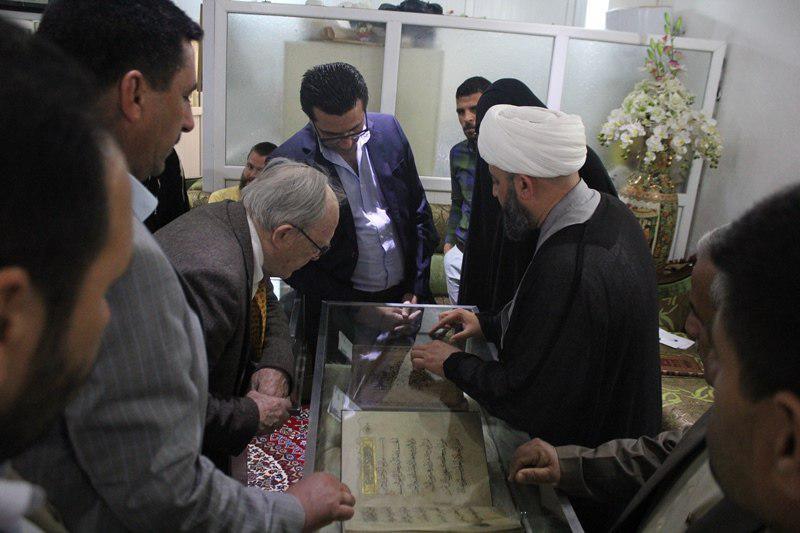 Photo of Imam Ali shrine contracts with Berlin university to cooperate on working on manuscripts