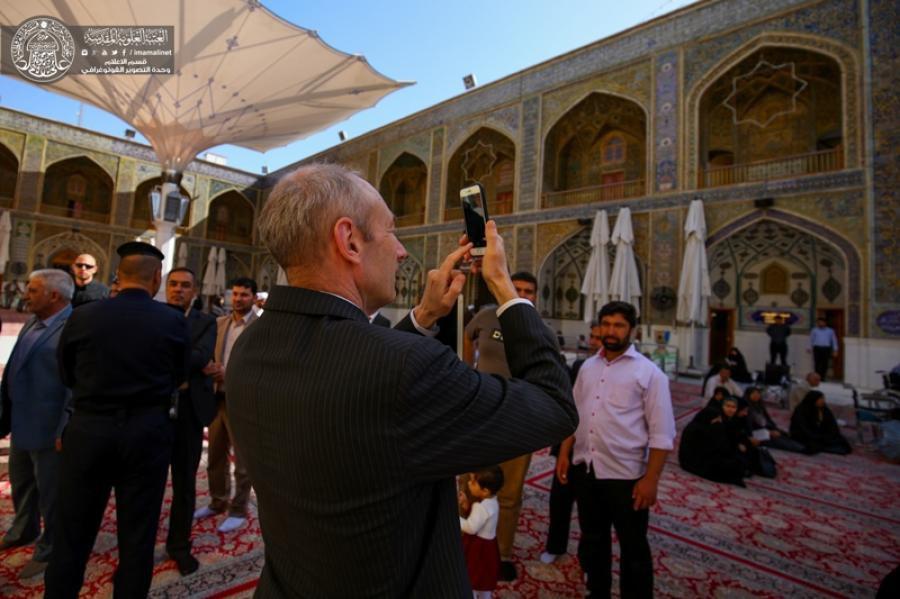 Photo of Dutch Ambassador to Iraq: Imam Ali is a great figure to be followed